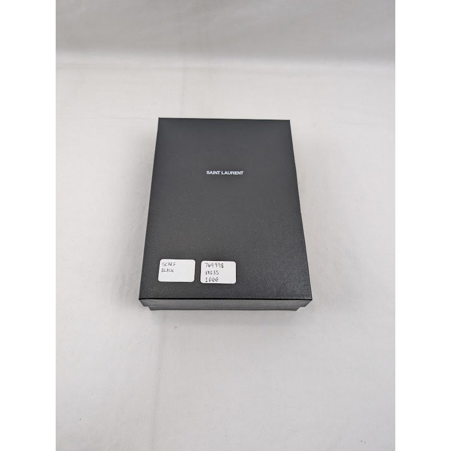 Saint Laurent Paris o1rshd1 Size: OS / Lavalliere Pointe Droite Scarf in Black Size ONE SIZE - 16 Thumbnail