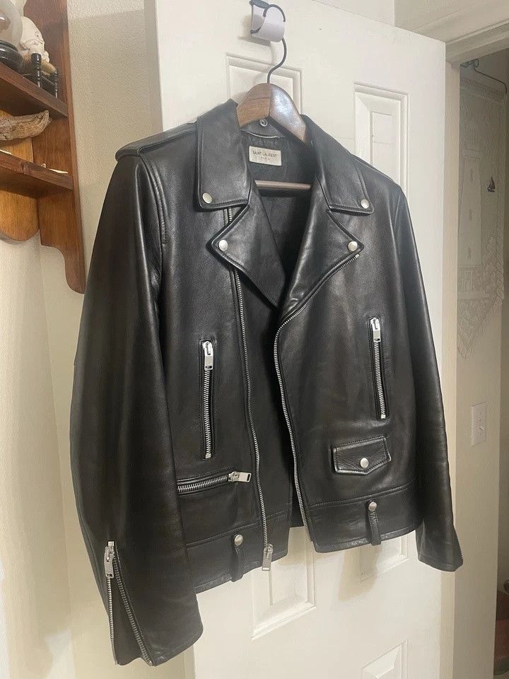 Saint Laurent Paris Saint Laurent Biker jacket 56 Size US XL / EU 56 / 4 - 7 Thumbnail
