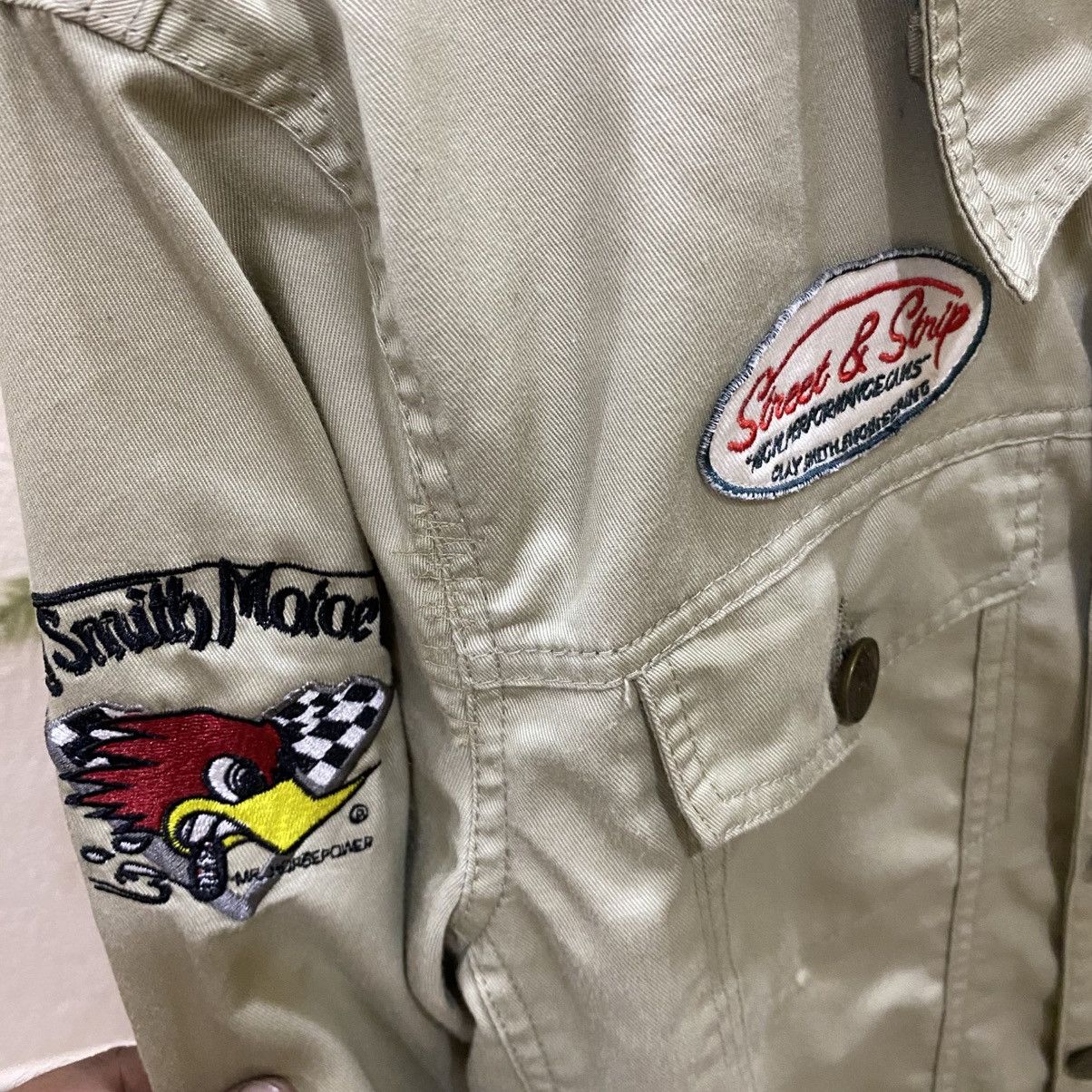 Vintage ☀️Vintage Rod & Custom embroidered logo racing jacket Size US M / EU 48-50 / 2 - 5 Thumbnail