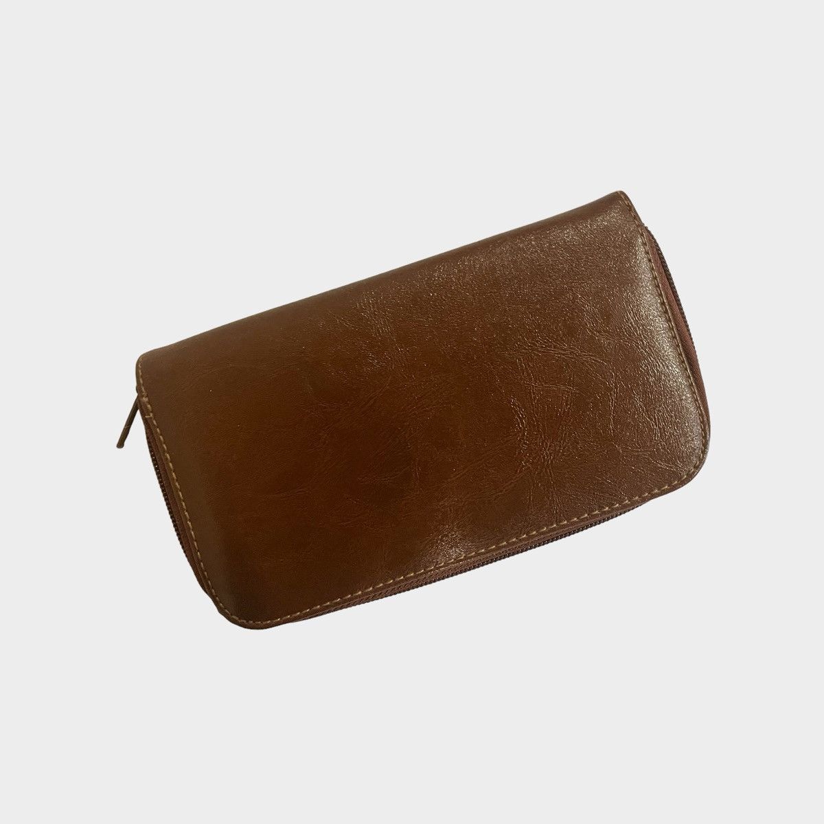 Vintage Vintage 1980's Leather Wallet Size ONE SIZE - 8 Thumbnail
