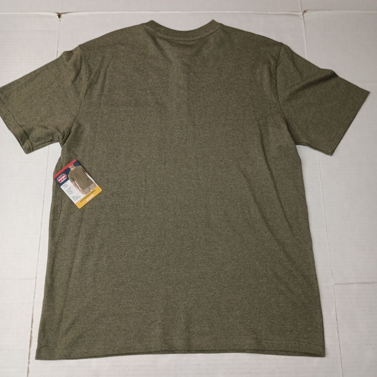 Wrangler Wrangler Work Henley Shirt Men's L (42-44) Green Relaxed Fit Size US L / EU 52-54 / 3 - 7 Thumbnail