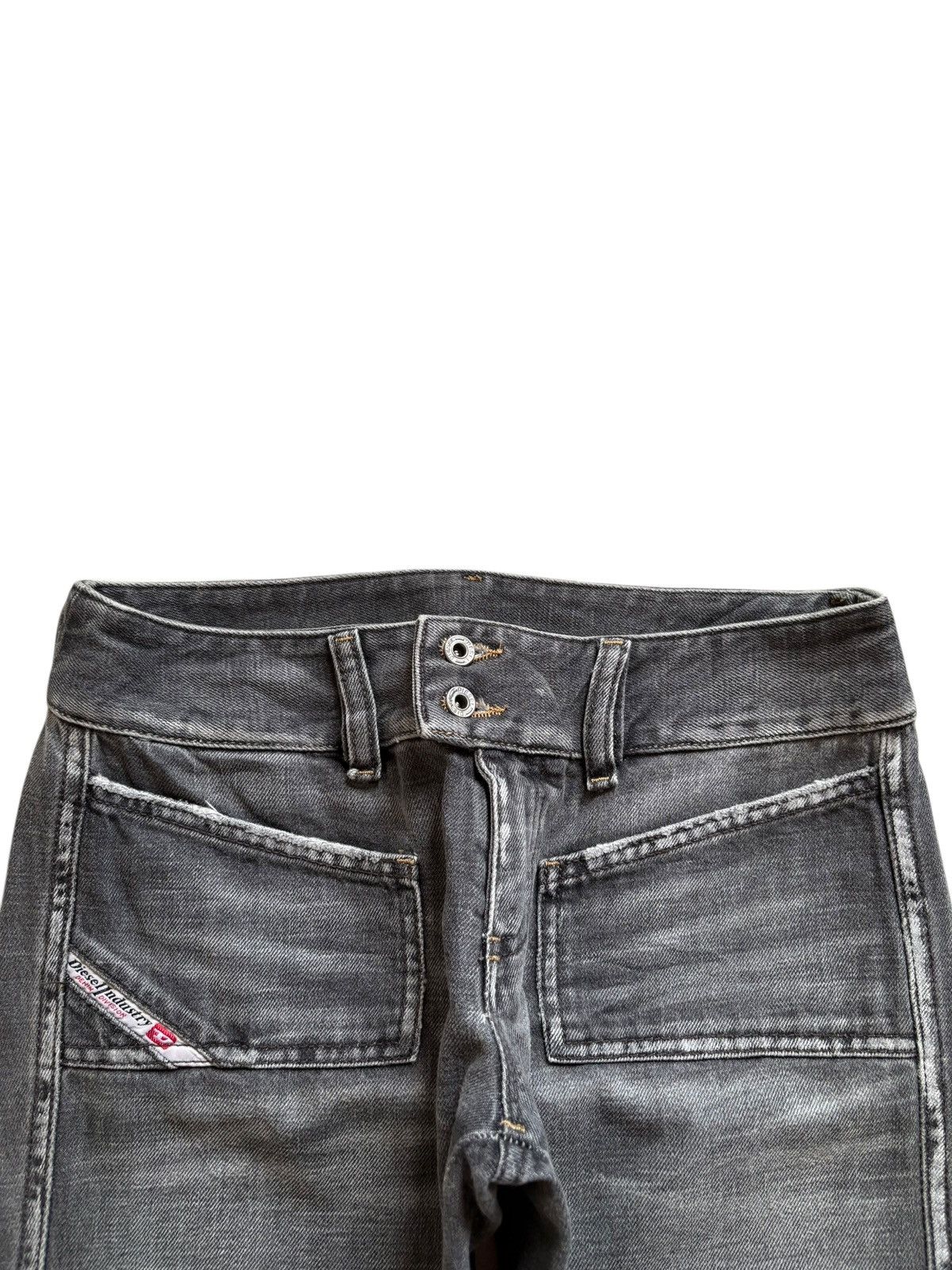 Designer × Diesel Vintage Italian Diesel Faded Wash Bush Pant Flare Jeans Size US 27 - 4 Thumbnail