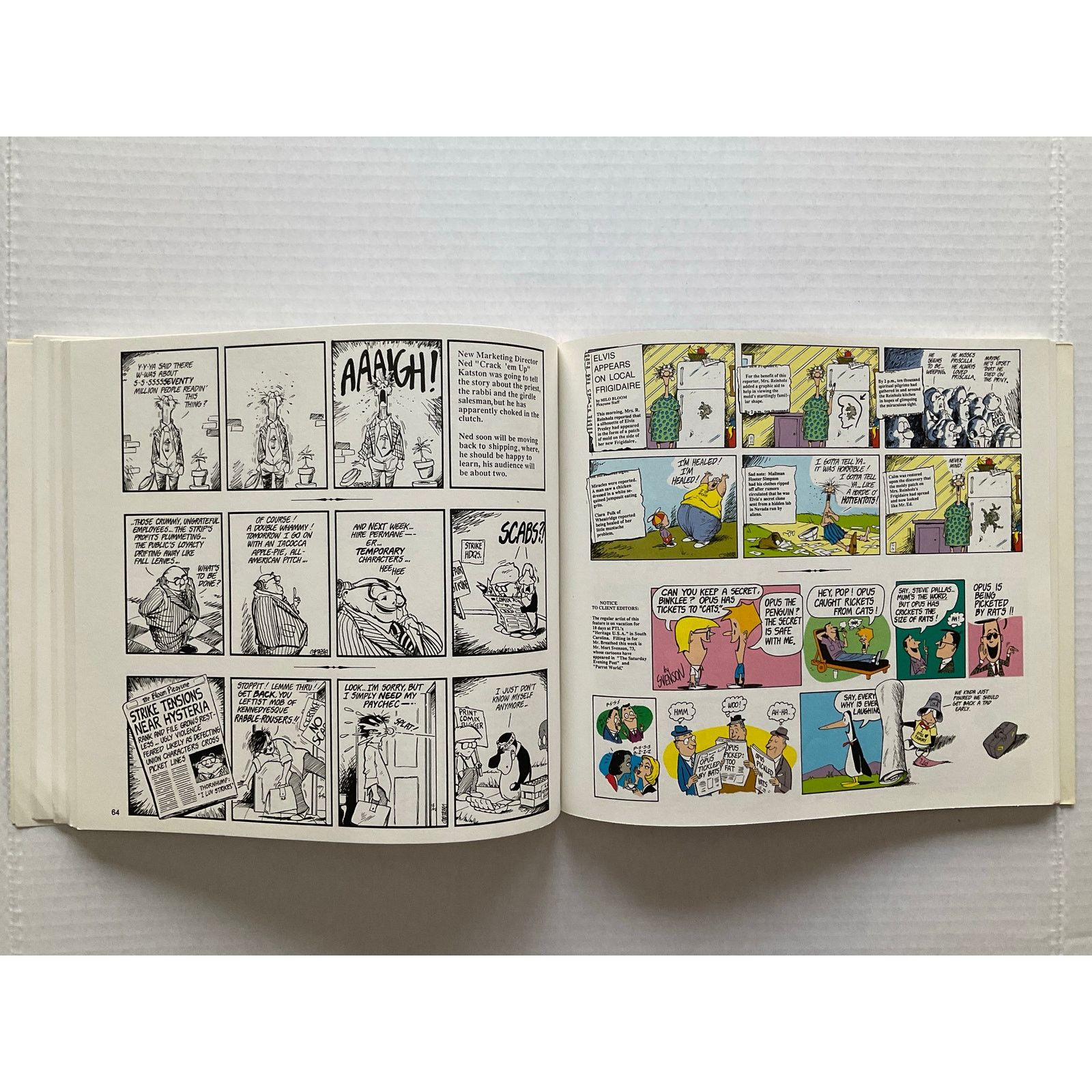 Other Bloom County Tales Too Ticklish To Tell Book Berke Breathed Size ONE SIZE - 5 Thumbnail