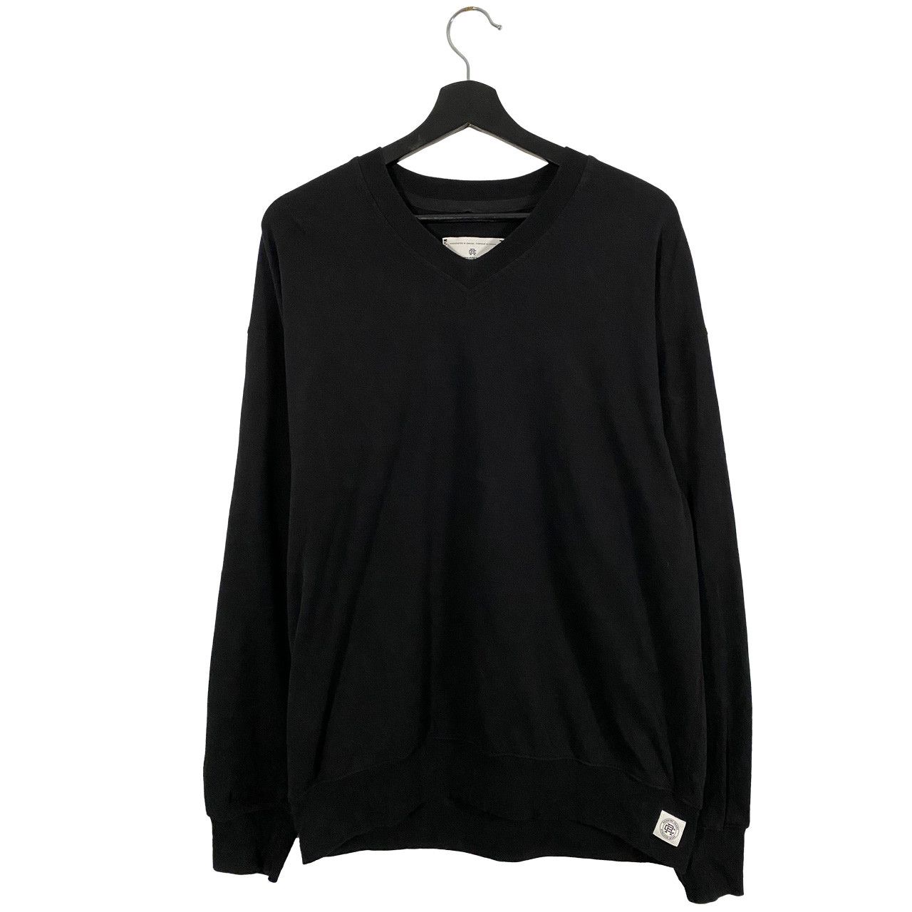 Reigning Champ Reigning Champ V-Neck Midweight Terry crew sweatshirt ...