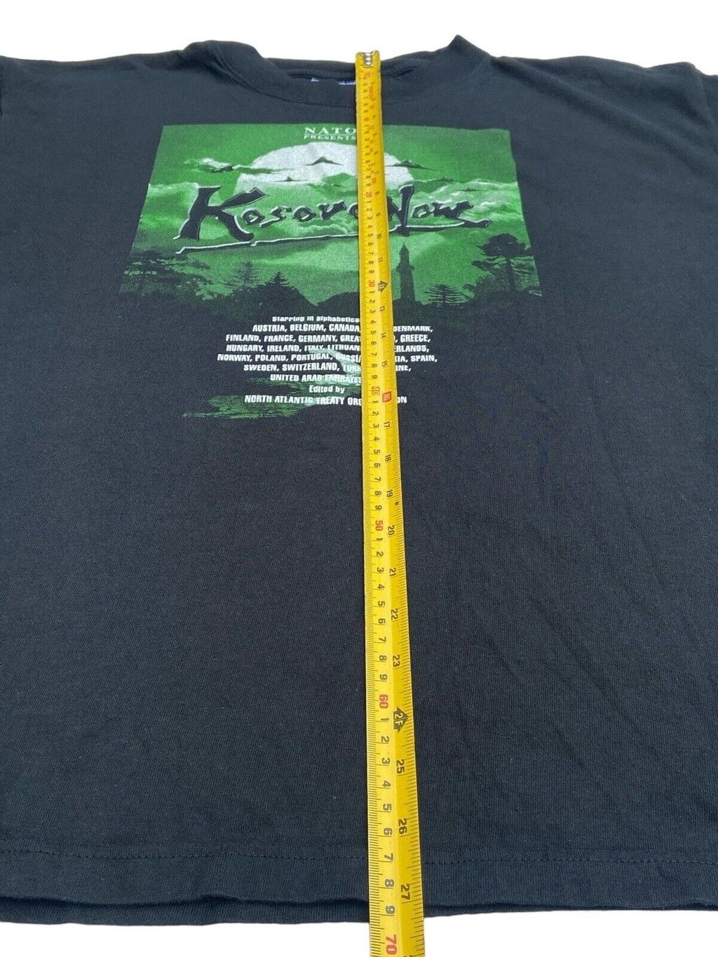 Vintage Short sleeve souvenir t shirt Nato Presents Kosovo Now UK XL Size US XL / EU 56 / 4 - 3 Thumbnail