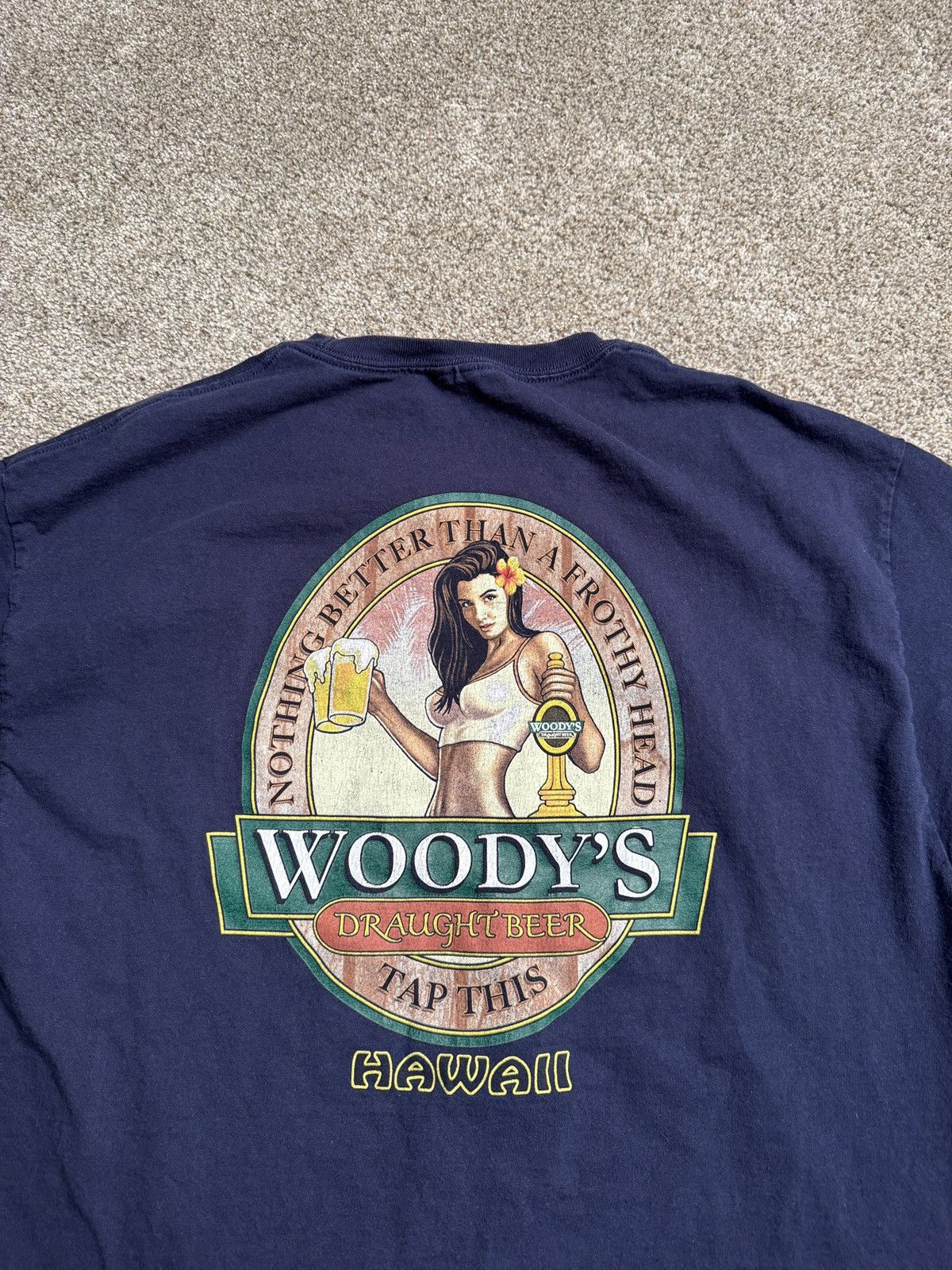 Other NAVY “WOODY’S HAWAII” GRAPHIC TEE Size US L / EU 52-54 / 3 - 2 Thumbnail