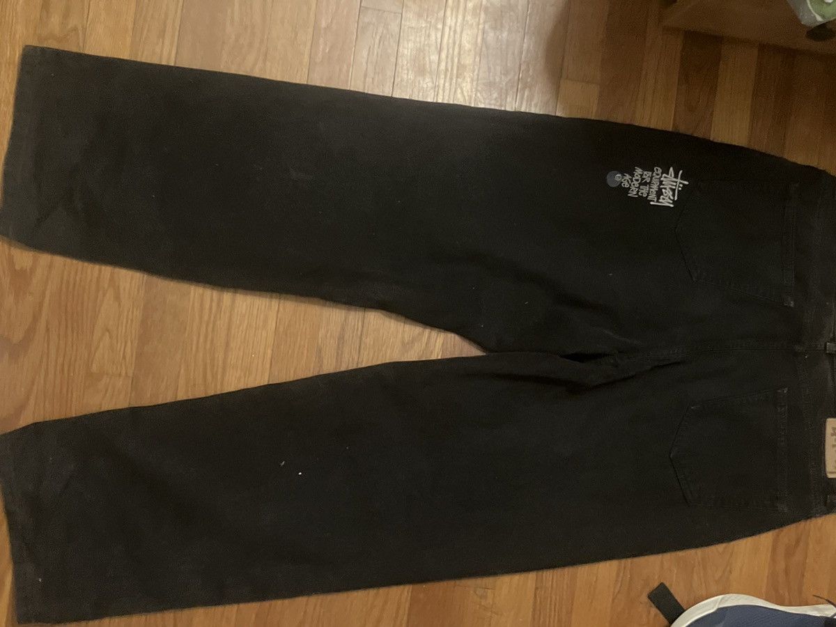 Stussy Black stussy pants Size US 30 / EU 46 - 2 Thumbnail