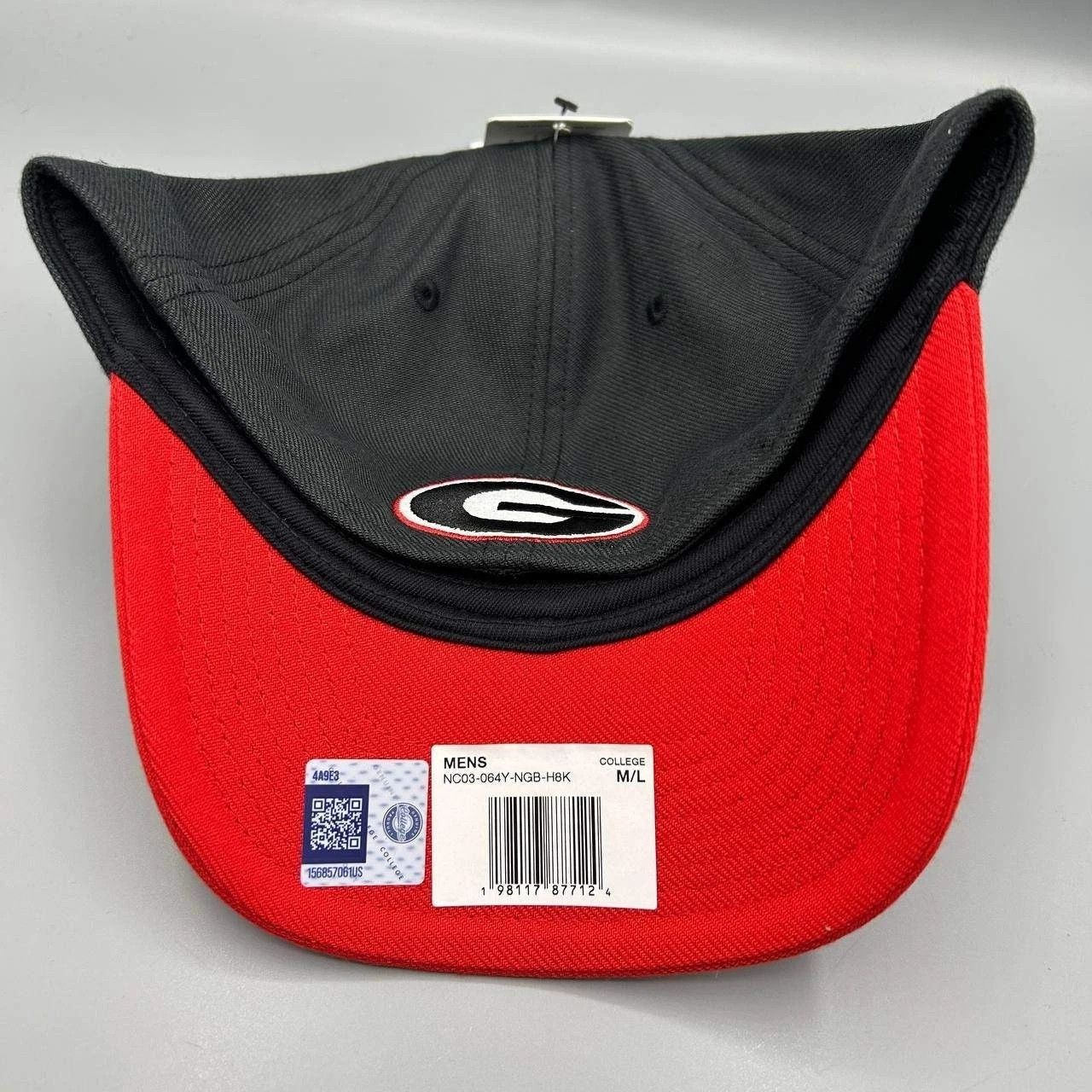 Nike Georgia Bulldogs x Nike Rise Hat M-L Dri-Fit Stretch Fitted Size ONE SIZE - 7 Thumbnail