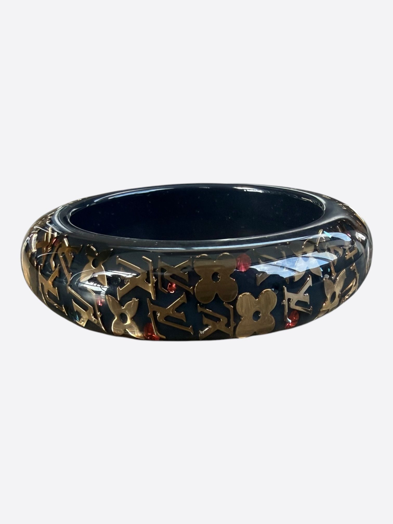 Louis Vuitton Louis Vuitton Navy & Gold Inclusion Bangle Size ONE SIZE - 6 Thumbnail