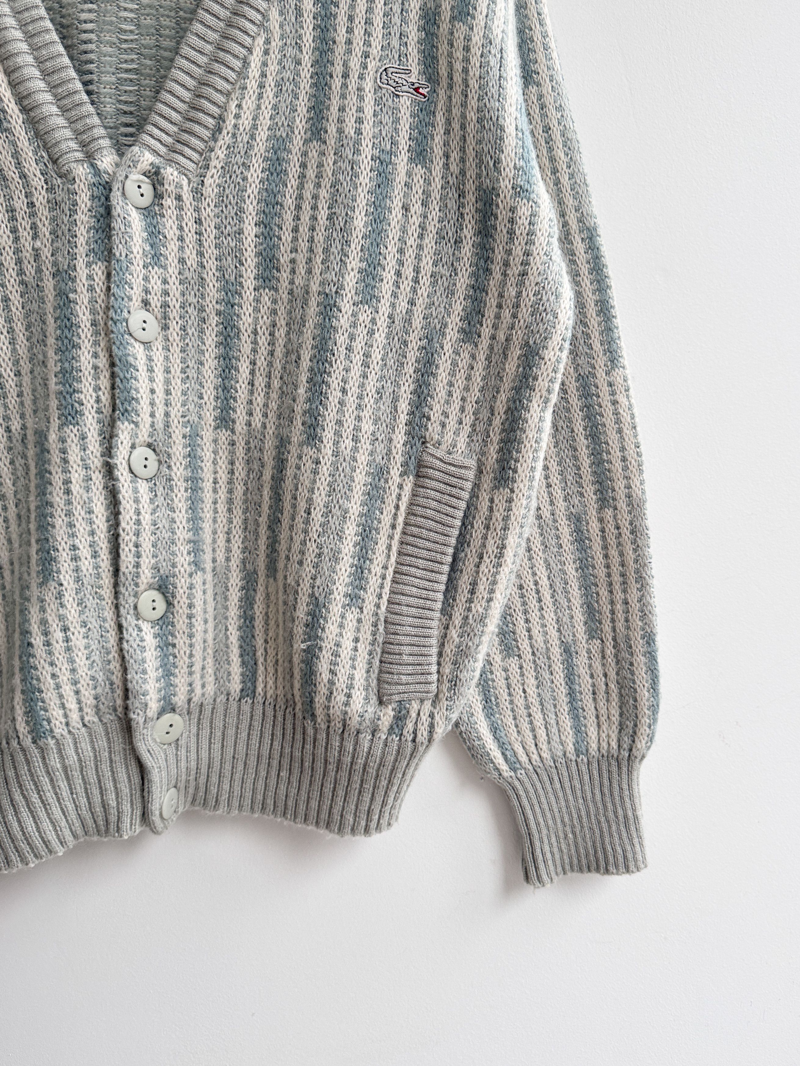 Lacoste Vintage Lacoste Chemise Knit Cardigan Sweater Size US M / EU 48-50 / 2 - 5 Thumbnail