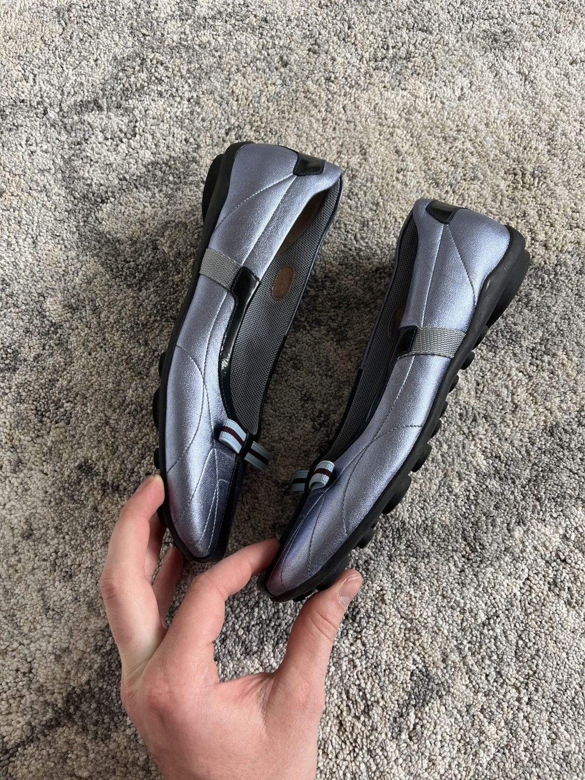 Prada Prada S/S2000 leather ballerines Size US 6.5 / IT 36.5 - 3 Thumbnail