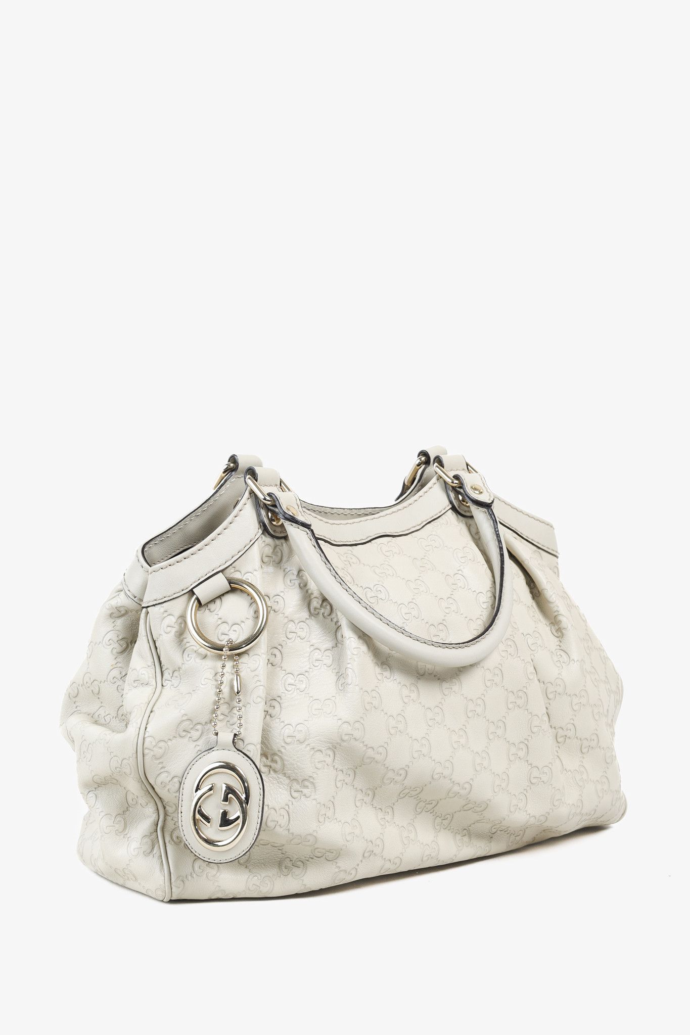 Gucci Gucci Sukey Guccissima Beige Leather Tote Size ONE SIZE - 2 Thumbnail