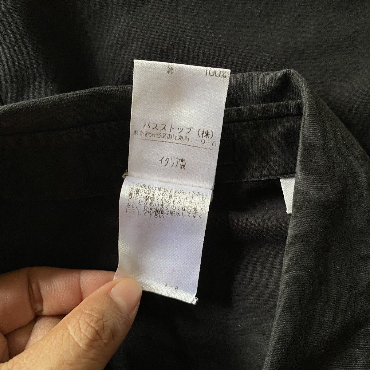 Helmut Lang HELMUT LANG Smart Black Button-Up with Brown Accents Size US XS / EU 42 / 0 - 8 Thumbnail