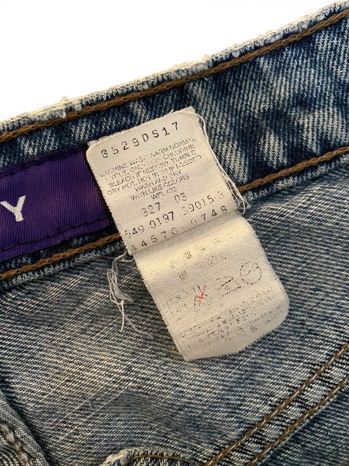 Levi's Vintage 90’s Distressed Baggy Levis Silvertab Blue Jeans Size US 32 / EU 48 - 5 Thumbnail