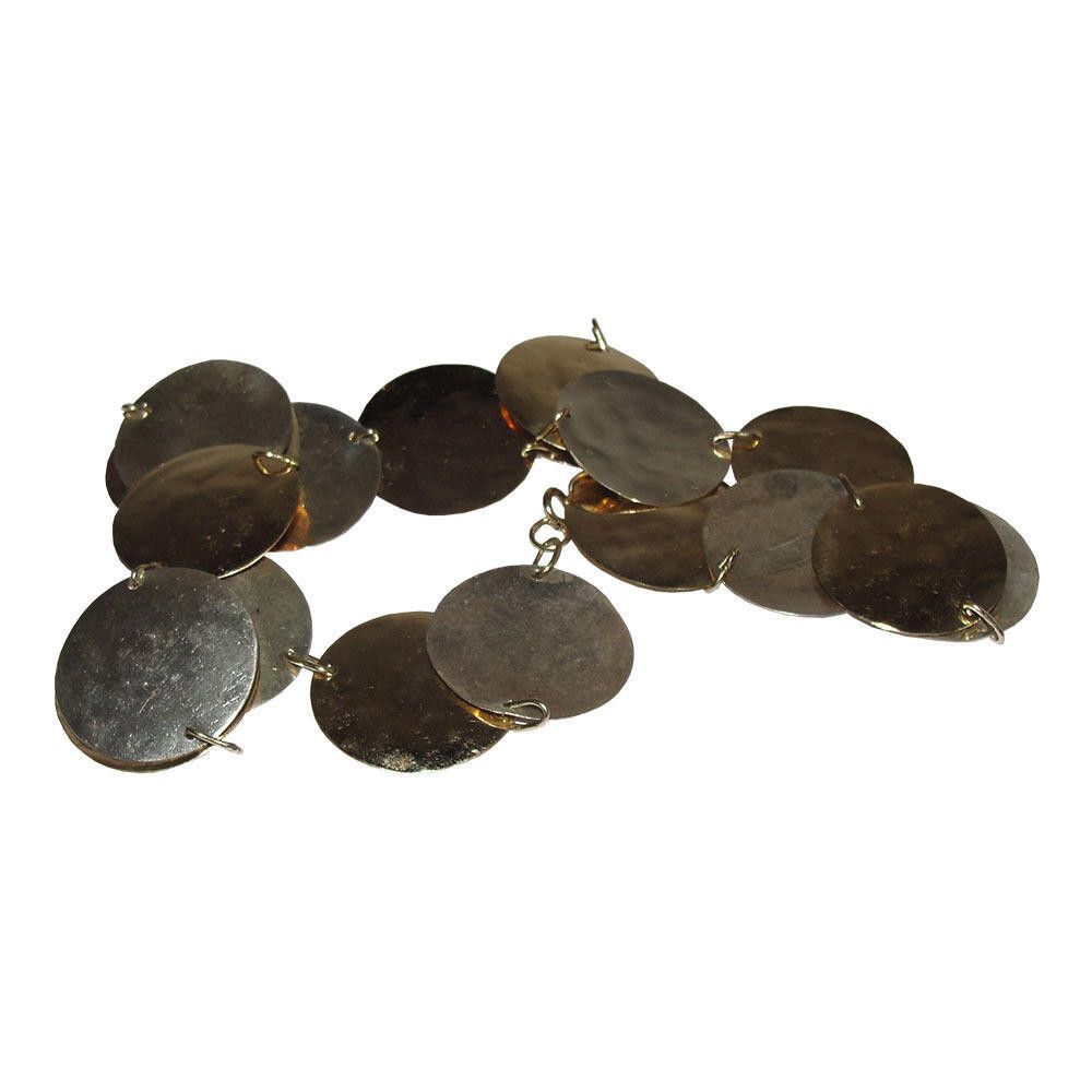 Designer Sterling and 12 kt Gold Filled Hammered Disc Coin Necklace Size ONE SIZE - 3 Thumbnail