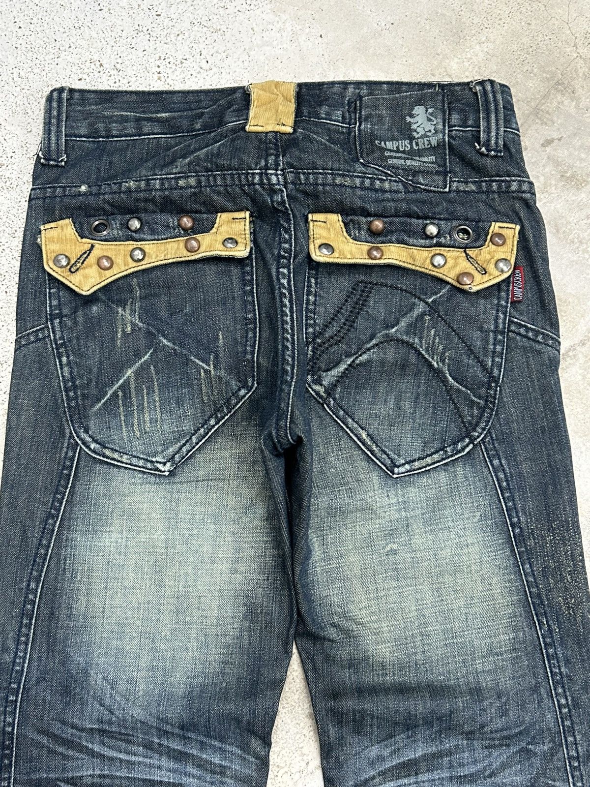 Le Grande Bleu (L.G.B.) Campus Crew Baggy Jeans Embellished Size US 29 - 12 Thumbnail