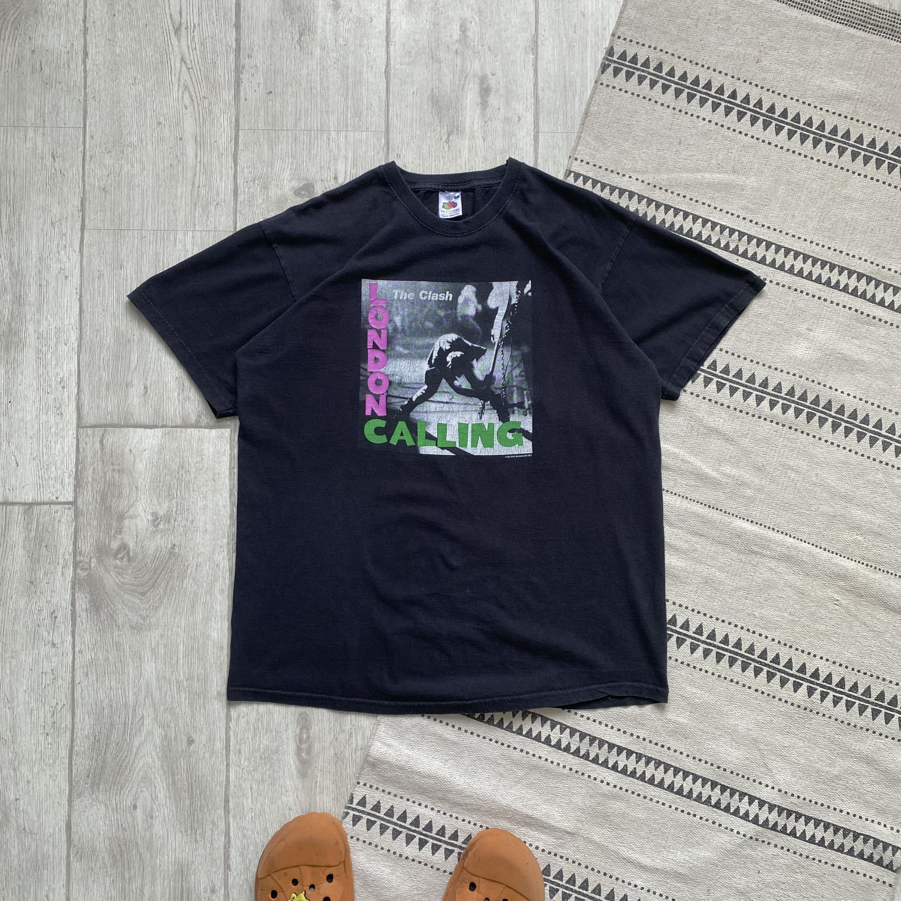 Band Tees Vintage The Clash Band Tee London Calling Rock Size US M / EU 48-50 / 2 - 1 Thumbnail