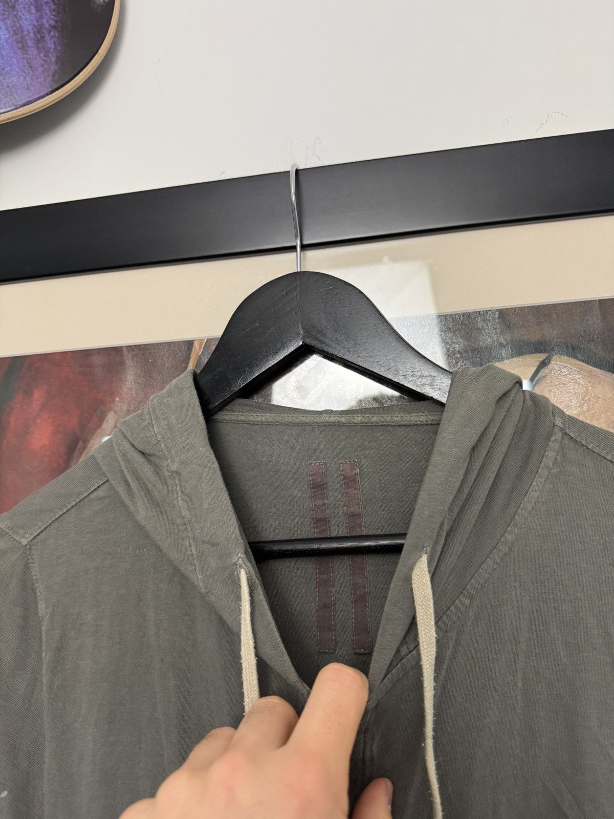Rick Owens Rick Owens Drkshdw Dark Dust Long Zip Hoodie Designer Rare Size US M / EU 48-50 / 2 - 4 Thumbnail