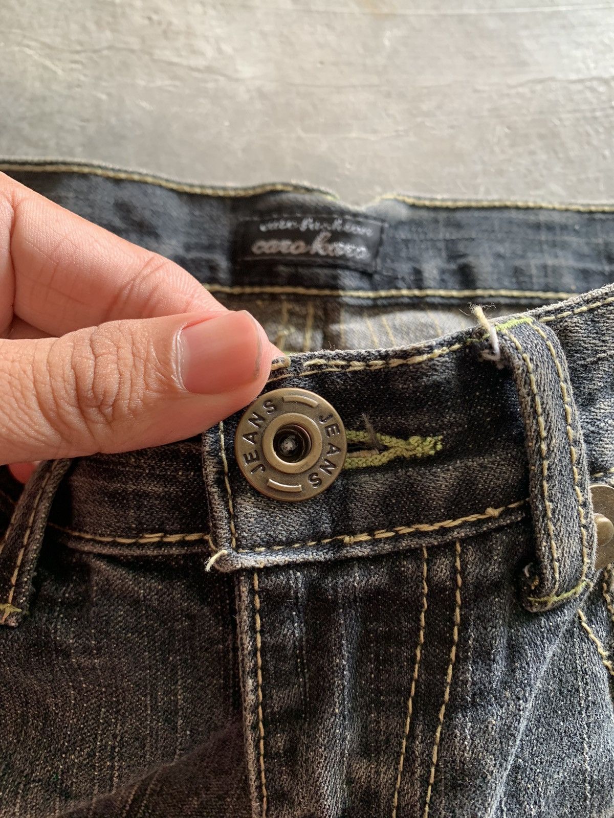 20471120 × Designer × Japanese Brand flare i6w9 lgb inspired jeans distressed japanese style Size 30" / US 8 / IT 44 - 4 Thumbnail