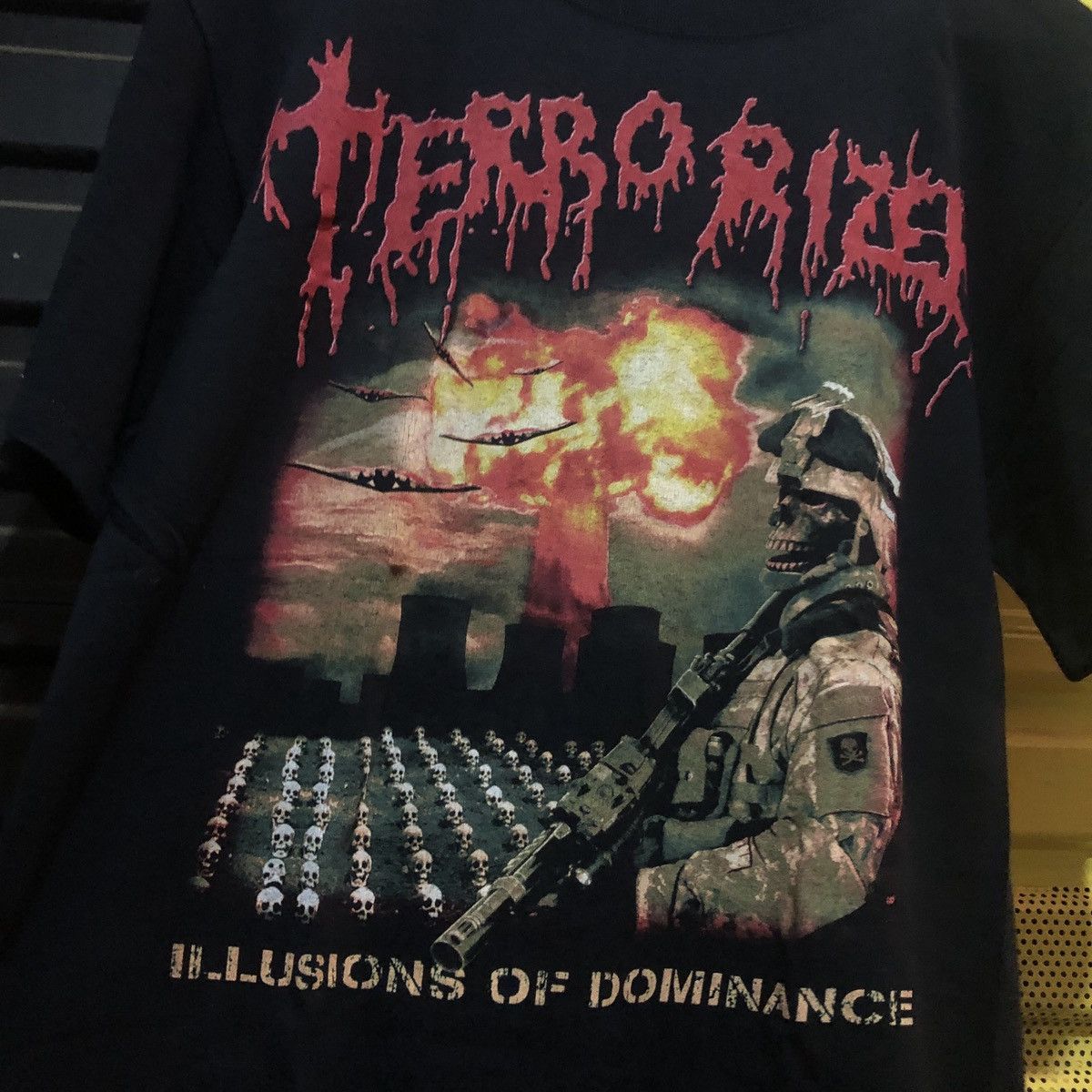 Anvil × Band Tees Terrorizer Illusions of dominance band tee Size US M / EU 48-50 / 2 - 3 Thumbnail