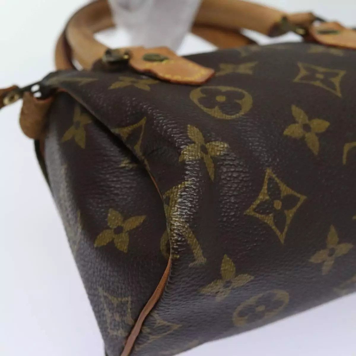 Louis Vuitton LOUIS VUITTON Monogram Mini Speedy Hand Bag Vintage Size ONE SIZE - 7 Thumbnail
