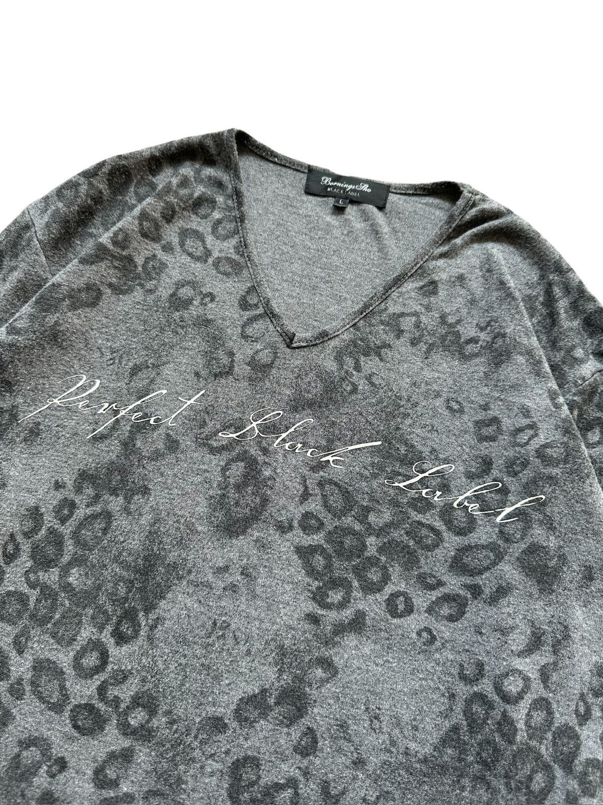 BERNINGS SHO 00's Berning Sho Black Label trompe l’oeil overprinted Size US M / EU 48-50 / 2 - 5 Thumbnail