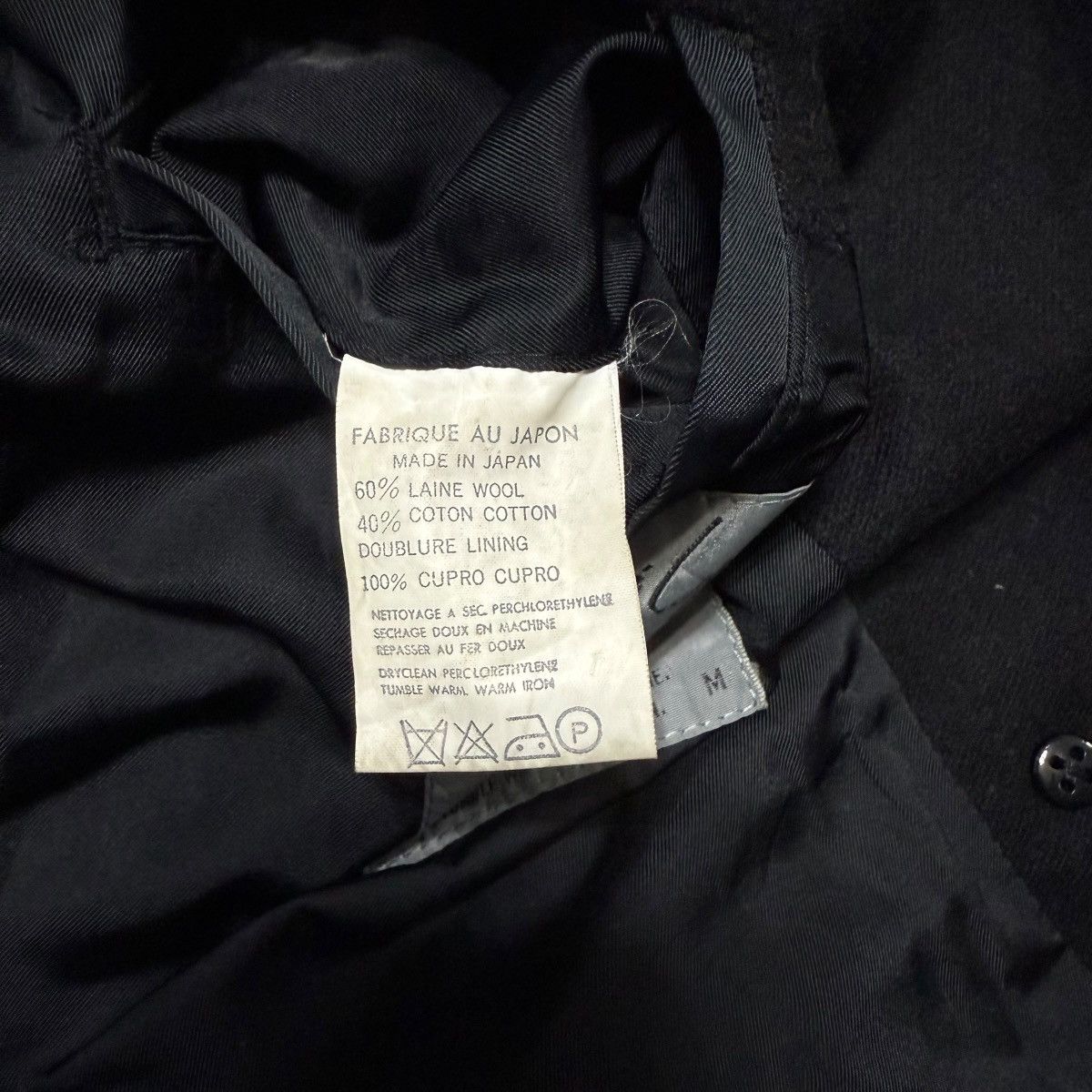 Yohji Yamamoto Yohji Yamamoto Pour Homme 80s Runway Double Breasted Coat Size US M / EU 48-50 / 2 - 21 Thumbnail