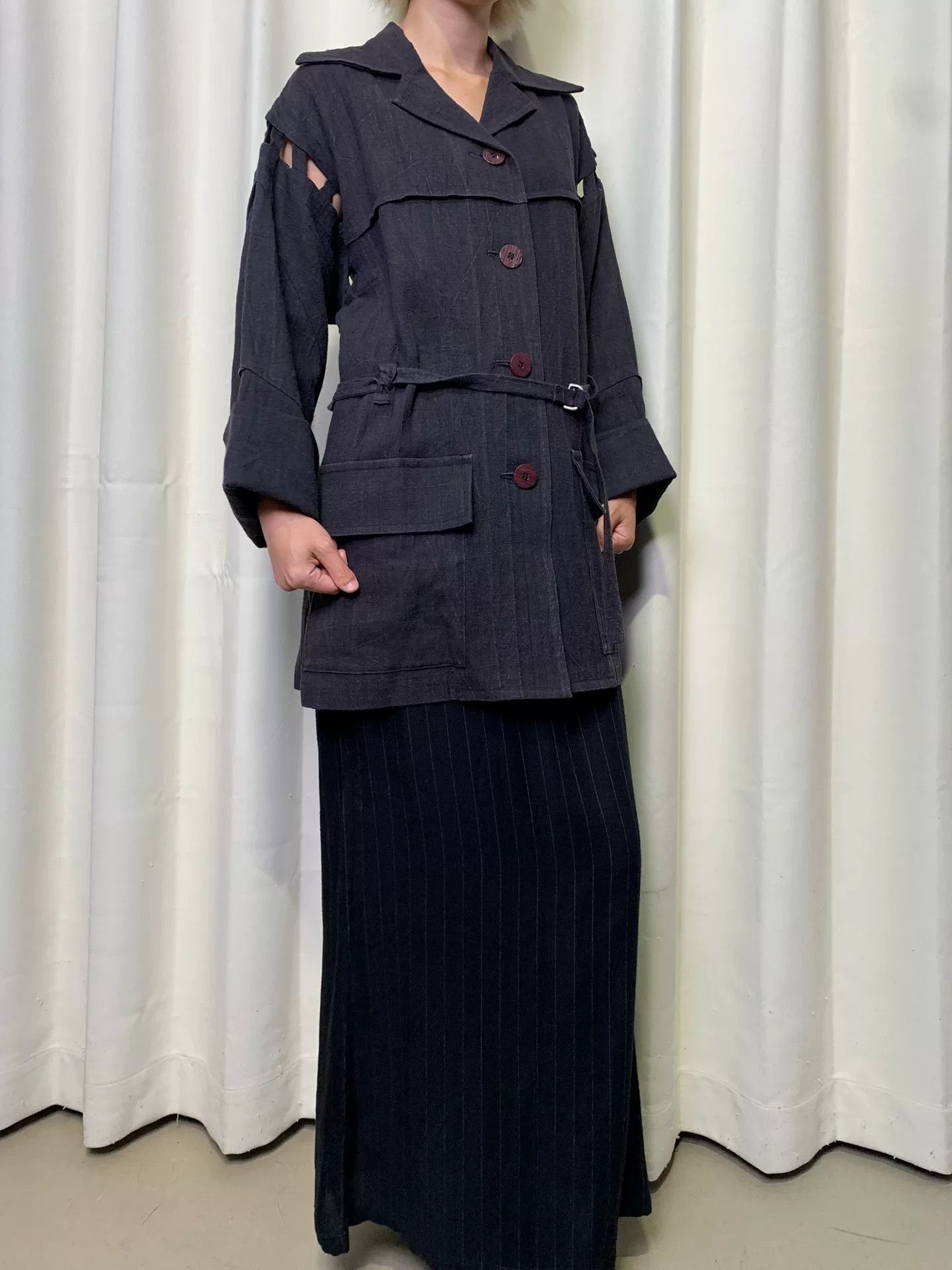 Issey Miyake issey miyake 90s hollow cut coat Size US L / EU 52-54 / 3 - 3 Thumbnail