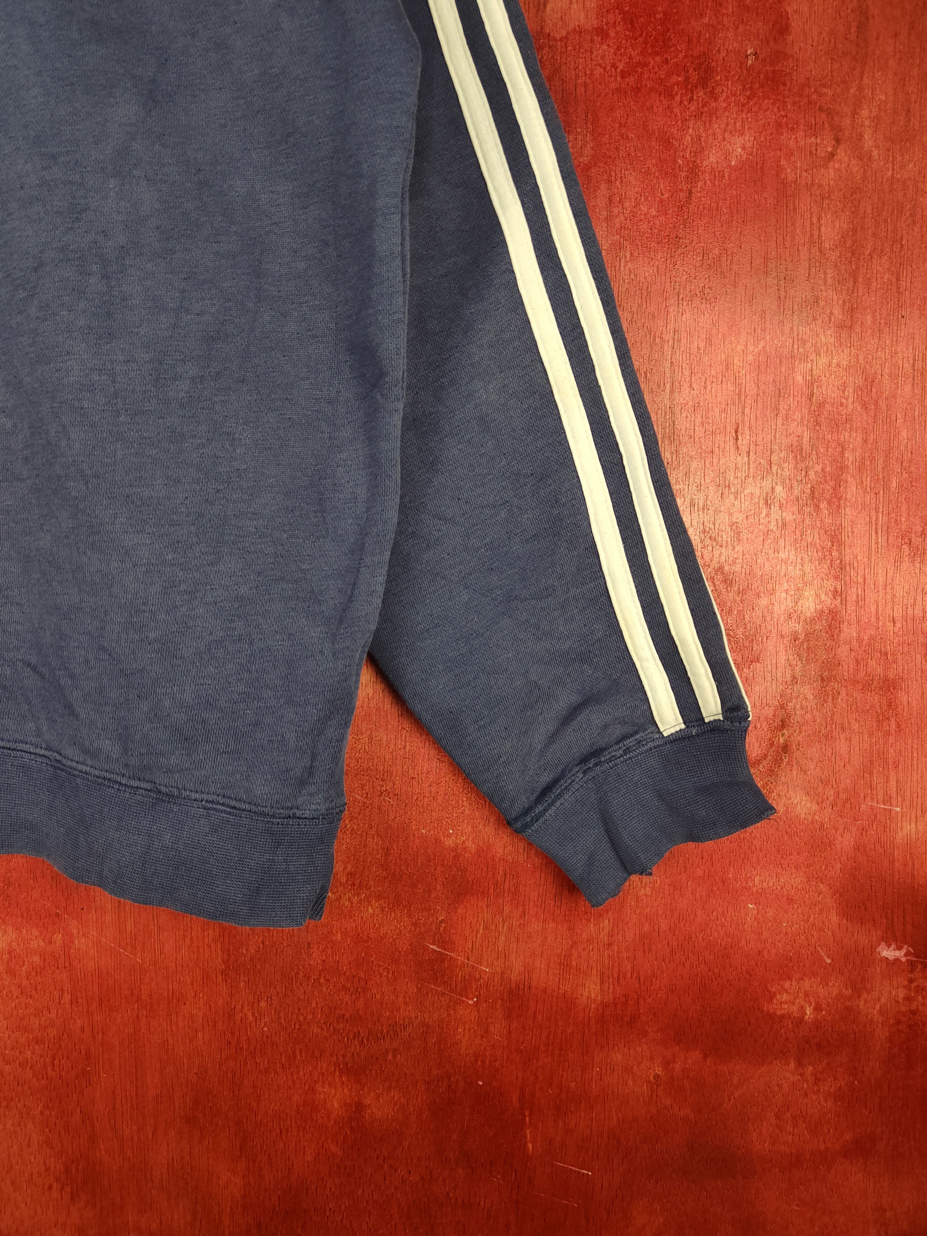 Adidas Adidas Blue Faded Sweatshirts #S1883 Size US M / EU 48-50 / 2 - 7 Thumbnail