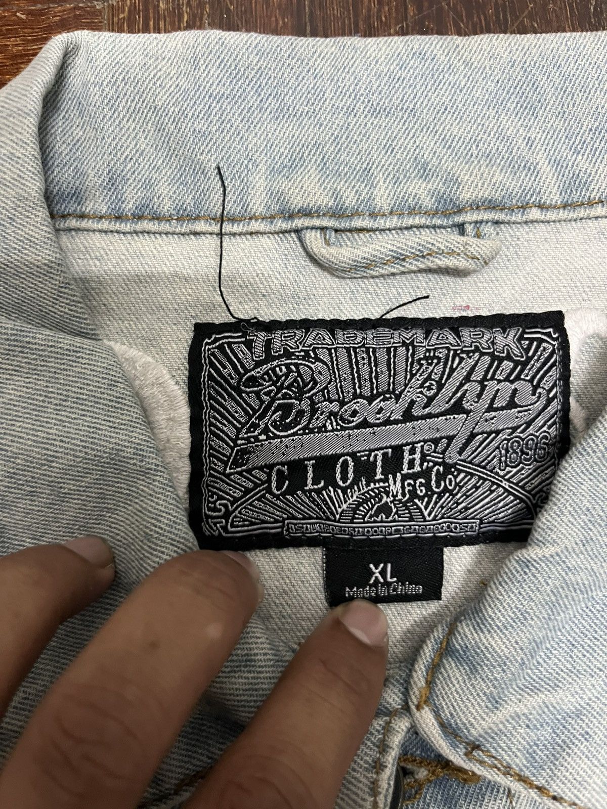 Brooklyn Clothing 💥BRKLYN CLOTH Dragon And Roses Embroidery Distressed Trucker Size US XL / EU 56 / 4 - 7 Thumbnail