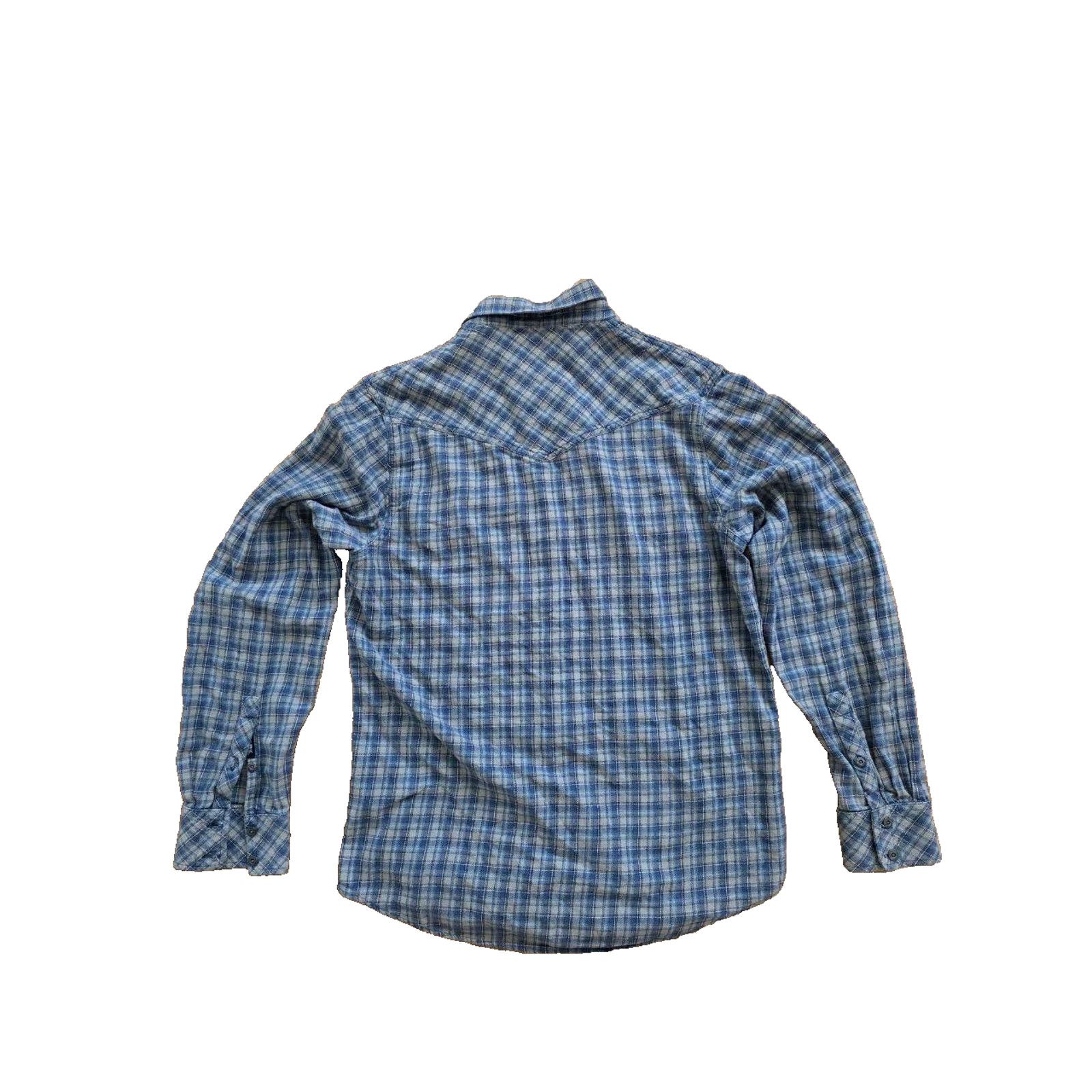 Marc Ecko Marc Ecko Medium Navy Plaid Long Sleeve medium A001237 Size US M / EU 48-50 / 2 - 5 Thumbnail