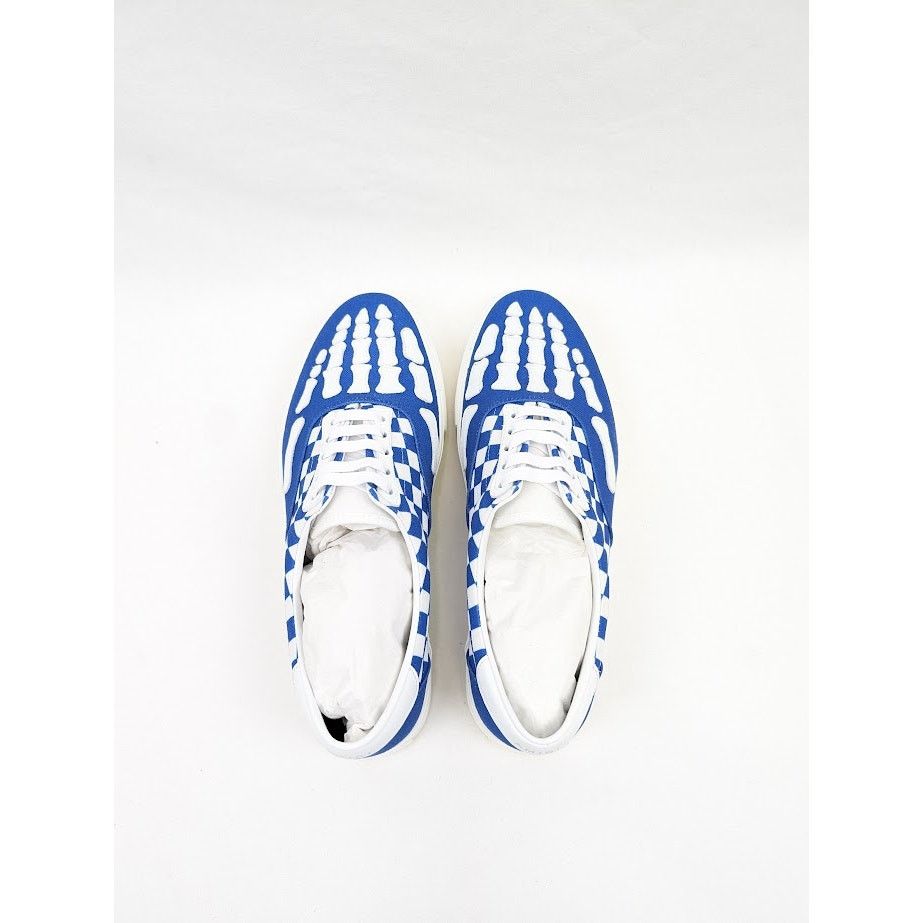 Amiri o1rshd1 Checkered Skel Toe Lace Up in Blue/White Size US 9 / EU 42 - 20 Thumbnail