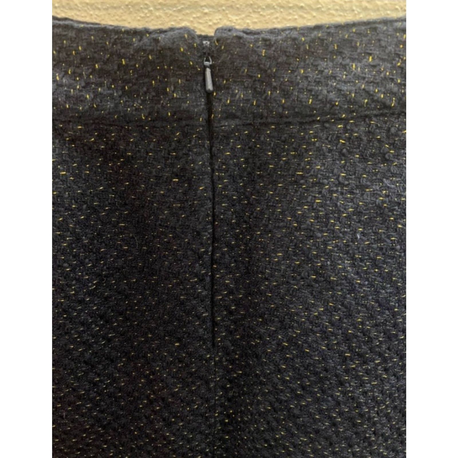 Merona Merona Skirt Navy Gold Shimmer NWTs Size 14 Women Blue Pockets Zipper Size 36" / US 14 / IT 50 - 5 Thumbnail