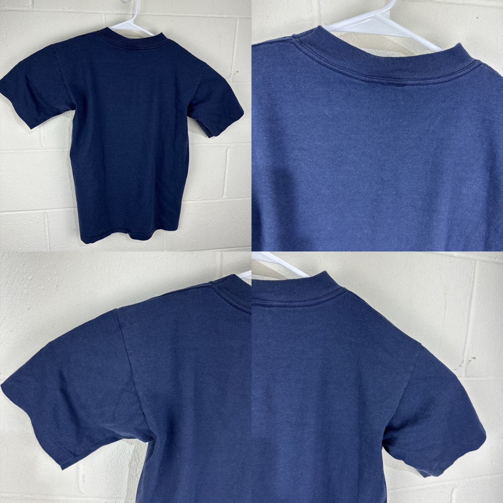 Vintage VINTAGE Alaska T Shirt Navy Blue State Map Graphic Tee Small Puff Print Made USA 90s Mens S Size US S / EU 44-46 / 1 - 9 Thumbnail