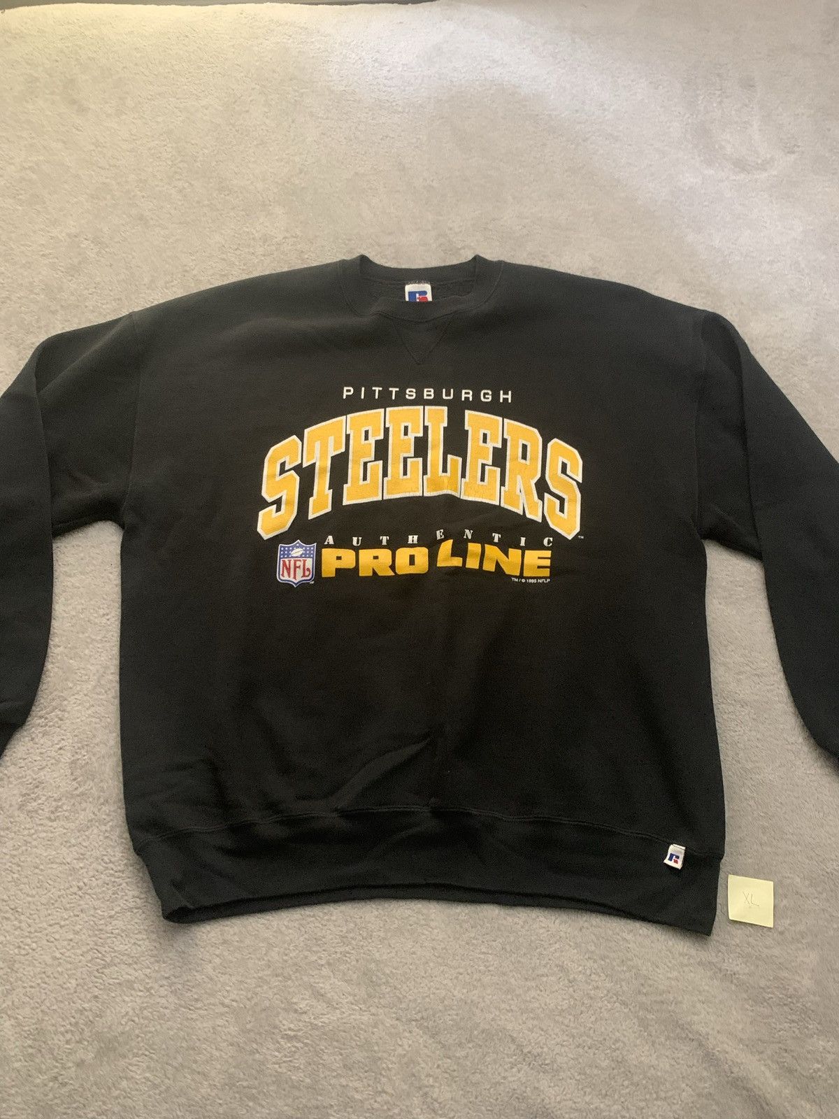 Pro Line Vintage 1995 Rawlings Proline Pittsburgh Steelers Crewneck Size US XL / EU 56 / 4 - 1 Preview