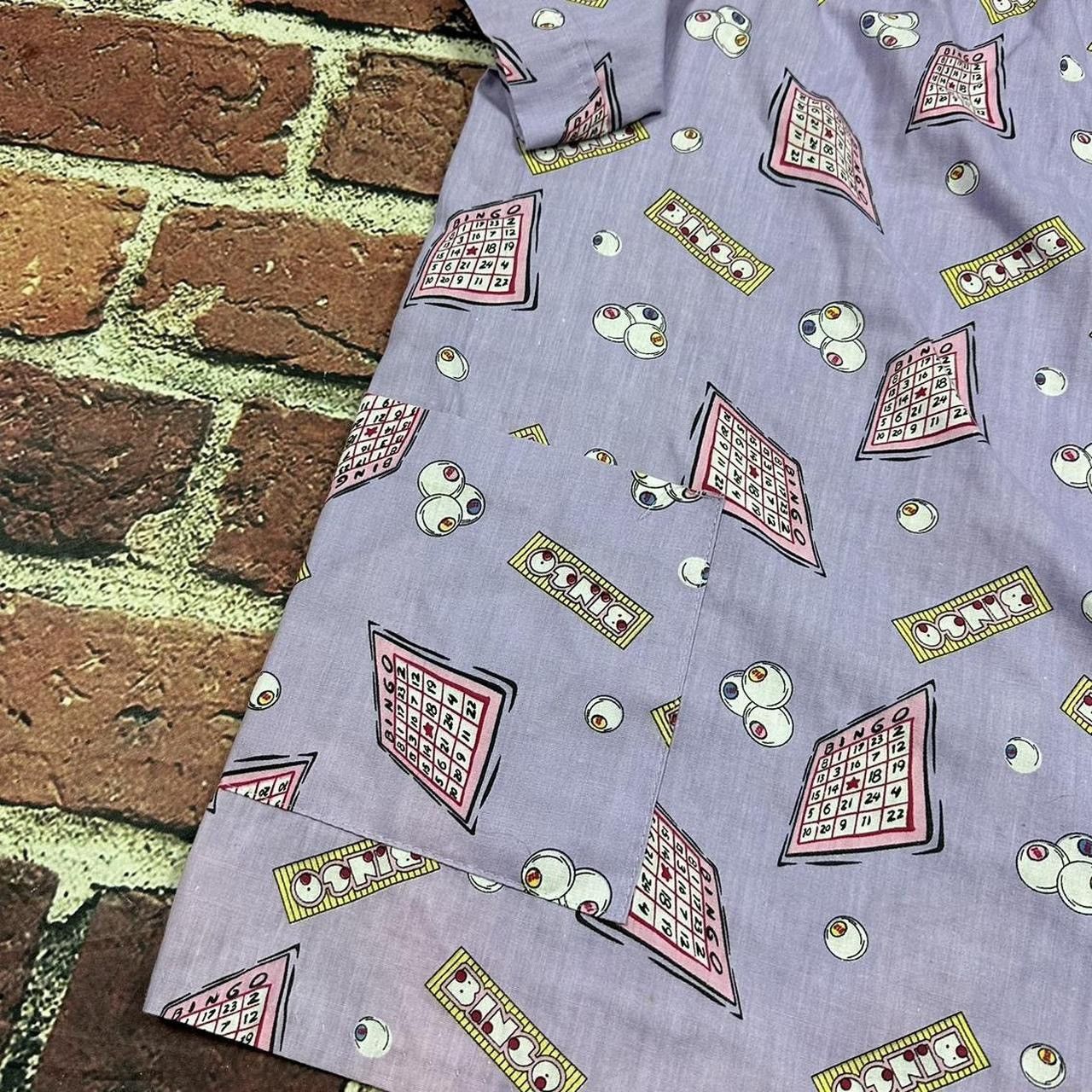 Vintage Vintage Anthony Richards Bingo All Over Print ButtonUp Shirt Size XL / US 12-14 / IT 48-50 - 5 Thumbnail