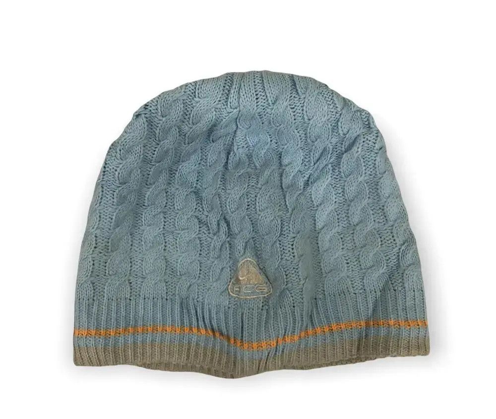 Nike × Nike ACG Vintage Nike ACG Logo Knit beanie Size ONE SIZE - 3 Thumbnail
