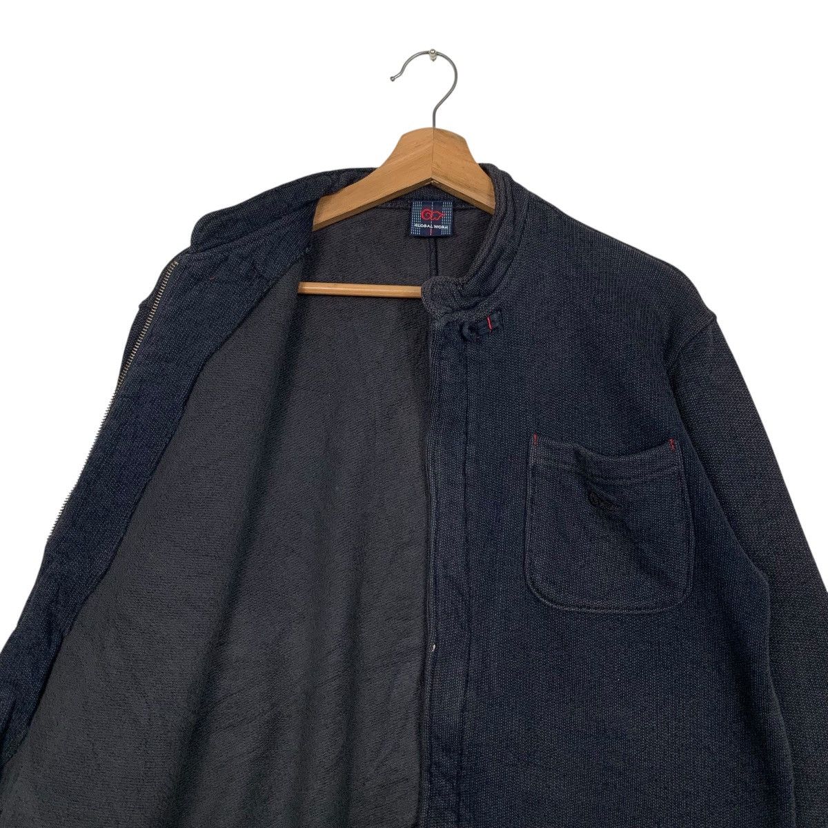 Global Work Vintage 90’s GLOBAL WORK Thick Cotton Work Jacket #2792-C126 Size US S / EU 44-46 / 1 - 9 Thumbnail
