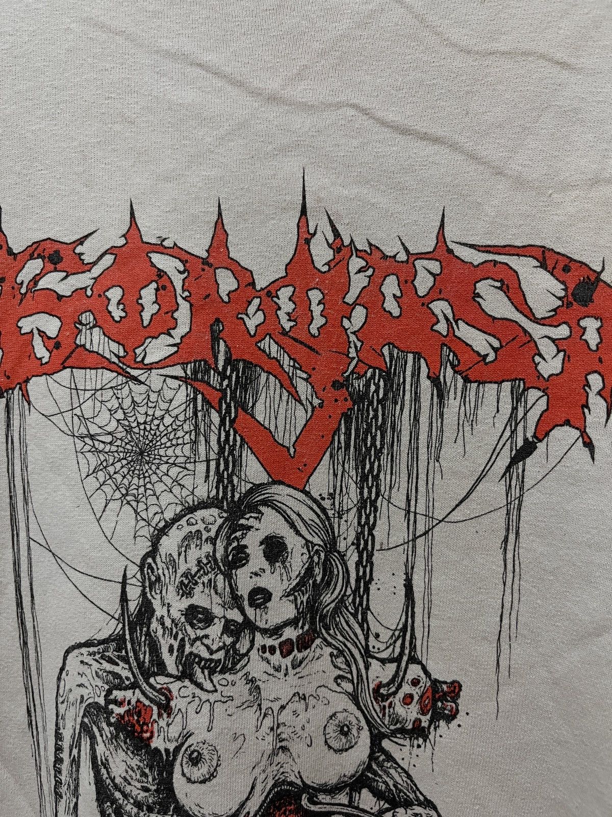 Band Tees Vintage 2000s Gorgasm Erotic Dislimbing Brutal death metal Size US XL / EU 56 / 4 - 4 Thumbnail