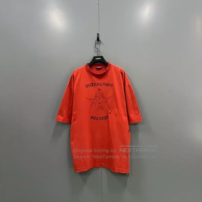 Balenciaga Balenciaga White and Red Double Hook Logo Embroidered Shor Size US M / EU 48-50 / 2 - 6 Thumbnail