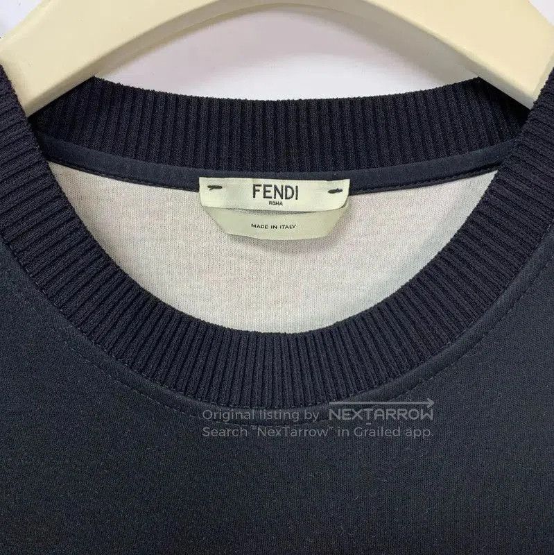 Fendi Fendi Black Women's Sweatshirt with Graphic Design . Size XXS / US 00 / IT 34 - 3 Thumbnail