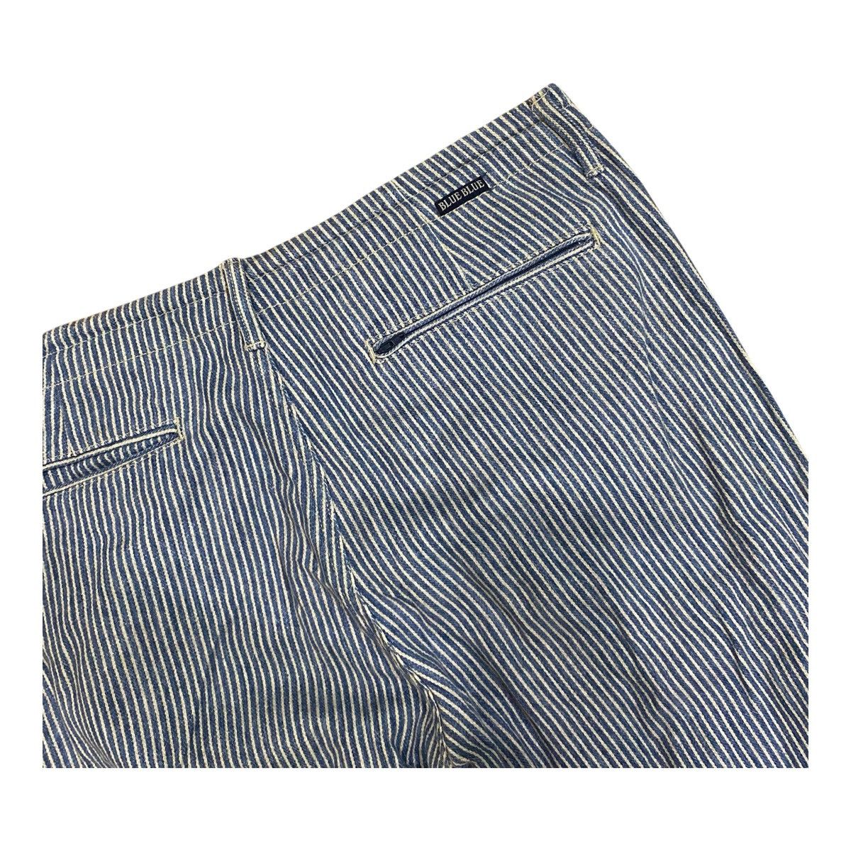 Blue Blue Japan ✨Blue Blue Japan indigo hickory stripe pants made in Japan Size US 35 - 8 Thumbnail