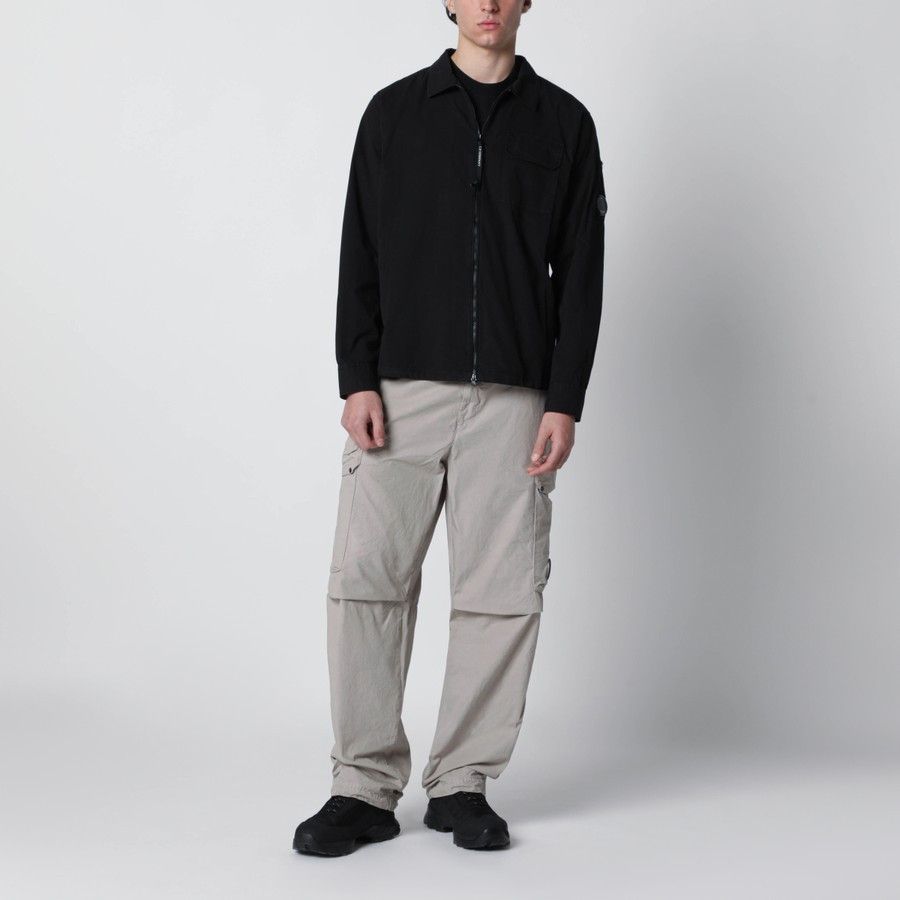 C.P. Company o1d2blof0226 Cotton Cargo Trousers in Gray Size US 32 / EU 48 - 2 Thumbnail