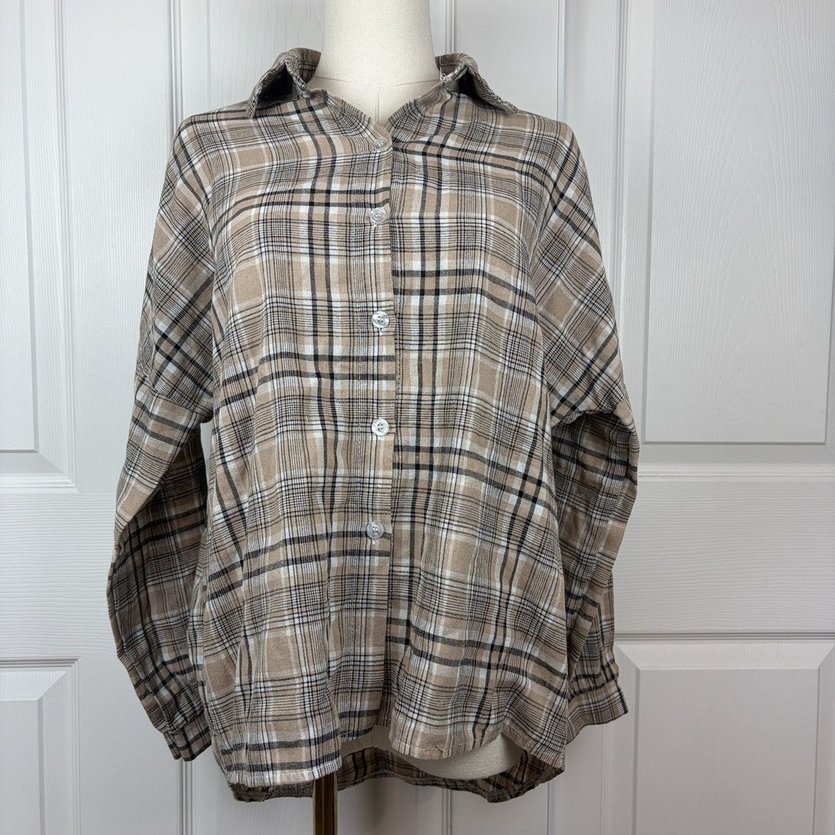 Other Fashion star quality brown flannel Size M / US 6-8 / IT 42-44 - 1 Thumbnail