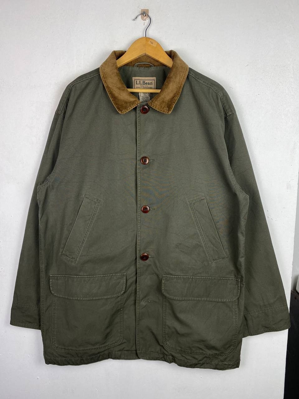 L.L. Bean vintage LL BEAN chore jacket corduroy collar nice design Size US L / EU 52-54 / 3 - 1 Thumbnail