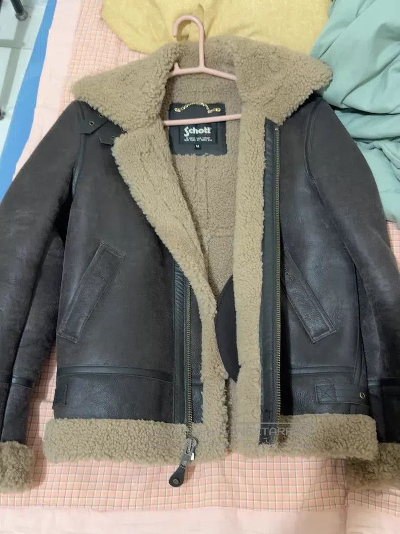 Schott Schott B3 pilot leather jacket Size US M / EU 48-50 / 2 - 1 Thumbnail