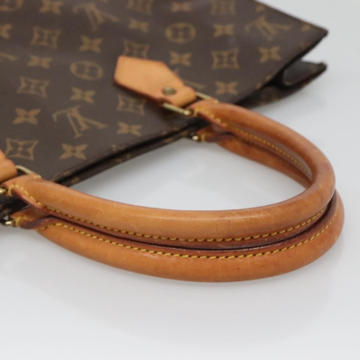 Louis Vuitton LOUIS VUITTON Monogram Sac Plat Hand Bag M51140 Size ONE SIZE - 7 Thumbnail