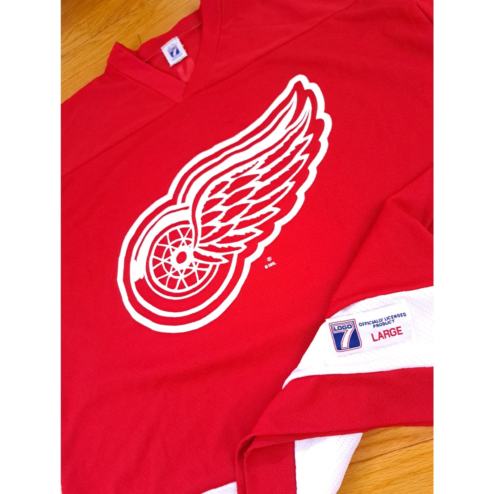 Logo 7 VINTAGE Detroit Red Wings Brendon Shanahan Home Jersey USA Logo 7 Sweatshirt Pullover Large L Red Mens Size US L / EU 52-54 / 3 - 5 Thumbnail