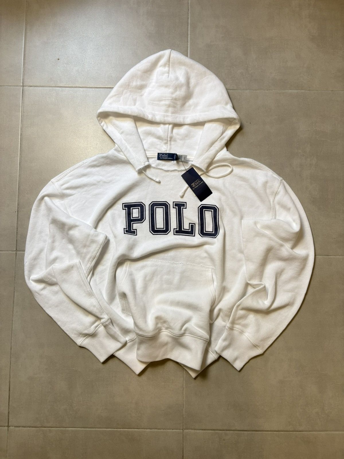 Polo Ralph Lauren White Oversized Cotton Sweatshirt Ralph Lauren Women’s M Size M / US 6-8 / IT 42-44 - 1 Thumbnail