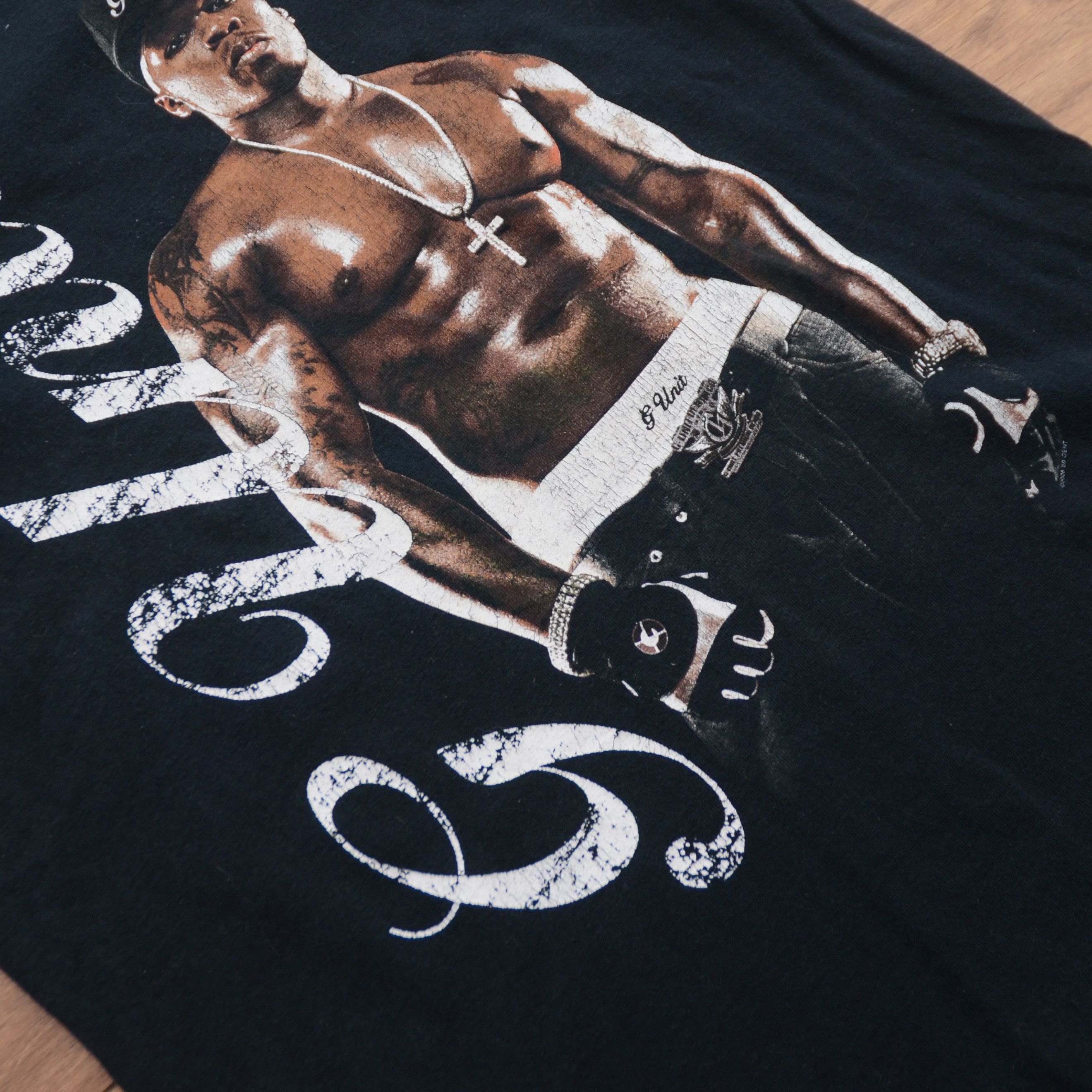 Band Tees Vintage 2005 50 Cent Tour T-Shirt Size S Double Sided World Size US S / EU 44-46 / 1 - 12 Thumbnail
